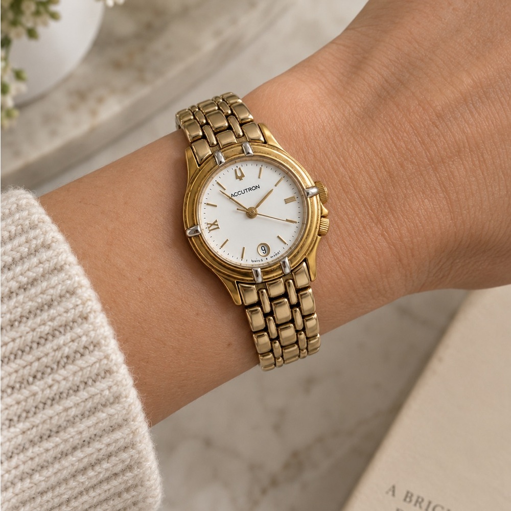 Bulova Accutron Gold-Tone Women's Watch